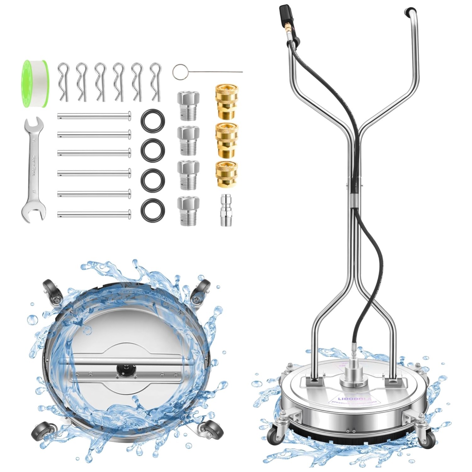 Stainless Steel 20″ Power Washer Attachment – PWS 20