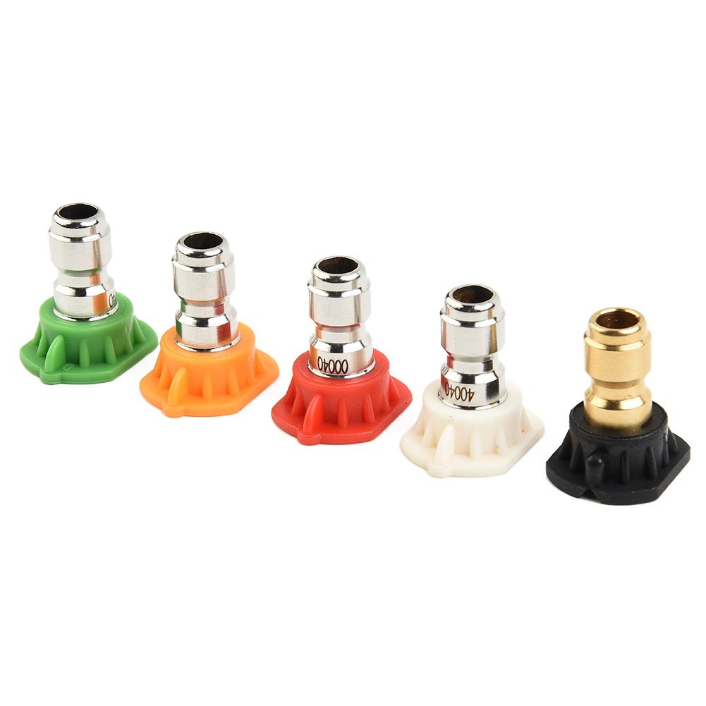 Spray Nozzle Tips 0 15 25 40 Degree 1/4” Male Thread Multiple Degree