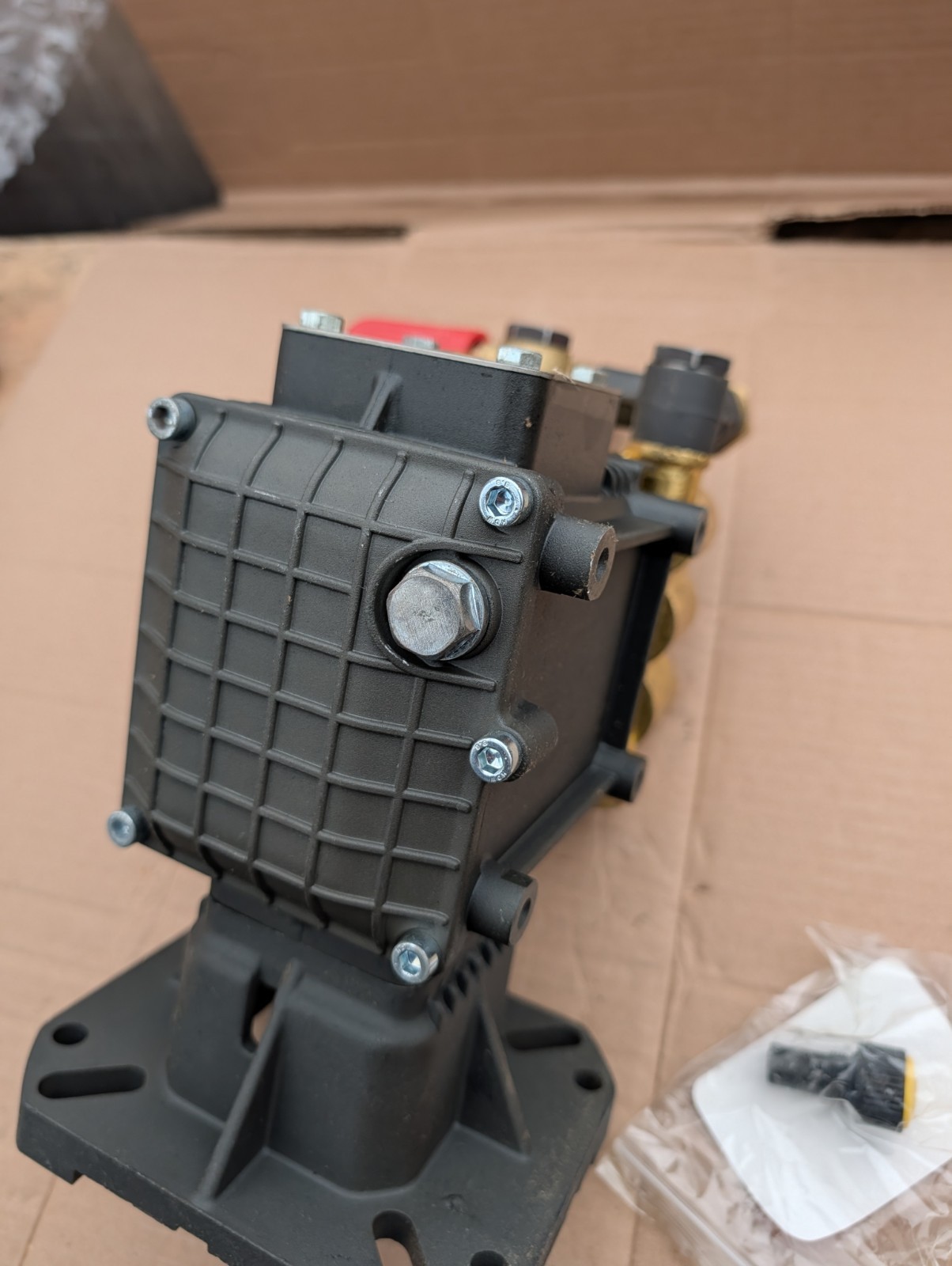 Vortex Pressure Washer Pump 4400 psi/4000psi 4 GPM 1″ Shaft Horizontal