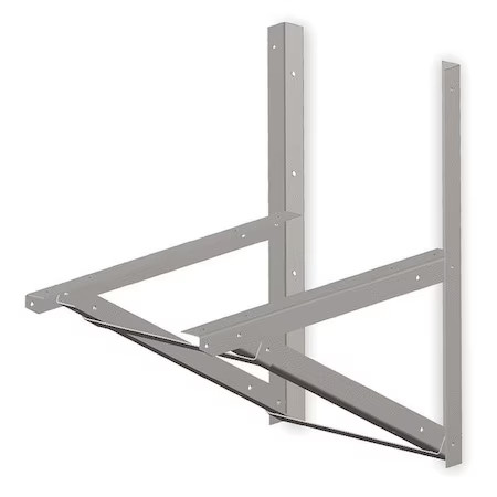 Mi-T-M Aw-9501-0000 Wall Mounting Bracket, 2 Hx22 Wx36 In L