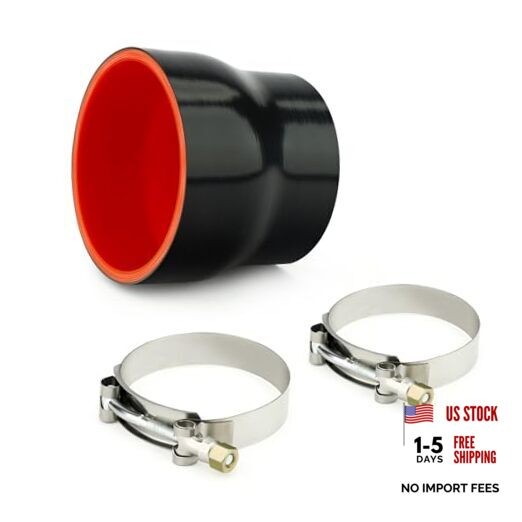 1PCS Straight Silicone Hose 2″ID-2.5″ID, 2-2.5 Inch Straight（length 76mm）