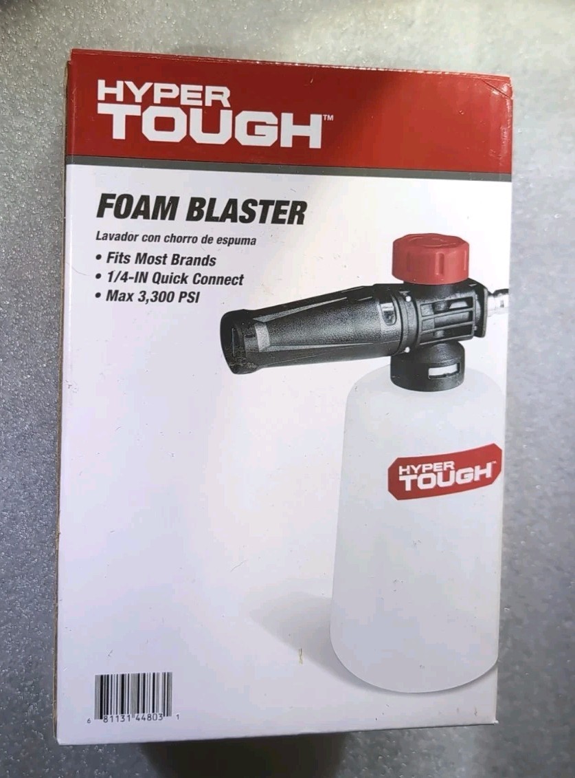 Hyper Tough Foam Blaster for Soap Pressure Washer cleaning detail , 25.4 fl oz