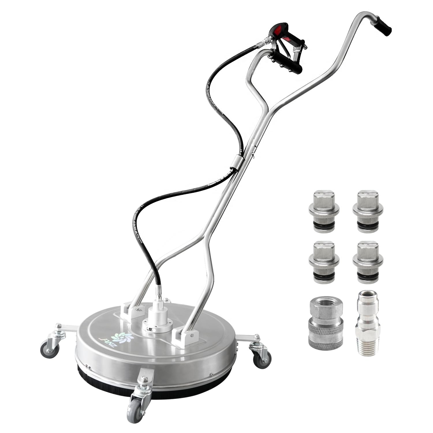 20″ Pressure Washer Surface Cleaner with 4 Wheels,Dual Handle,Stainless Steel…