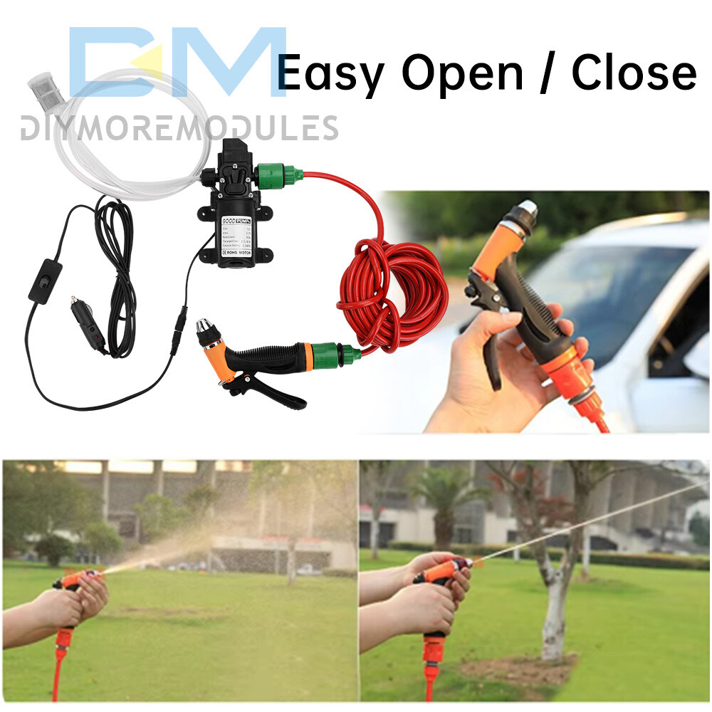 DC12V Portable Car High Pressure Washer Water Wash Cleaner Pump Kit Self-Priming