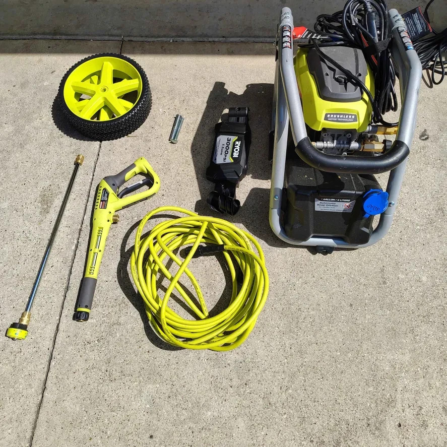 RYOBI 3000 PSI 1.1 GPM Cold Water Electric Pressure Washer RY