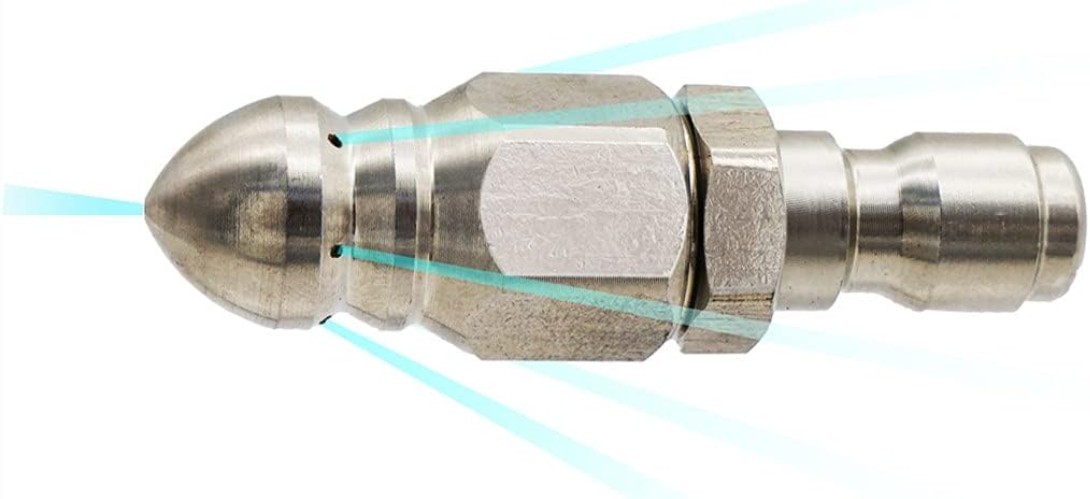 Pressure Washer Nozzle 1/4” Connector Stainless Steel 5000 PSI