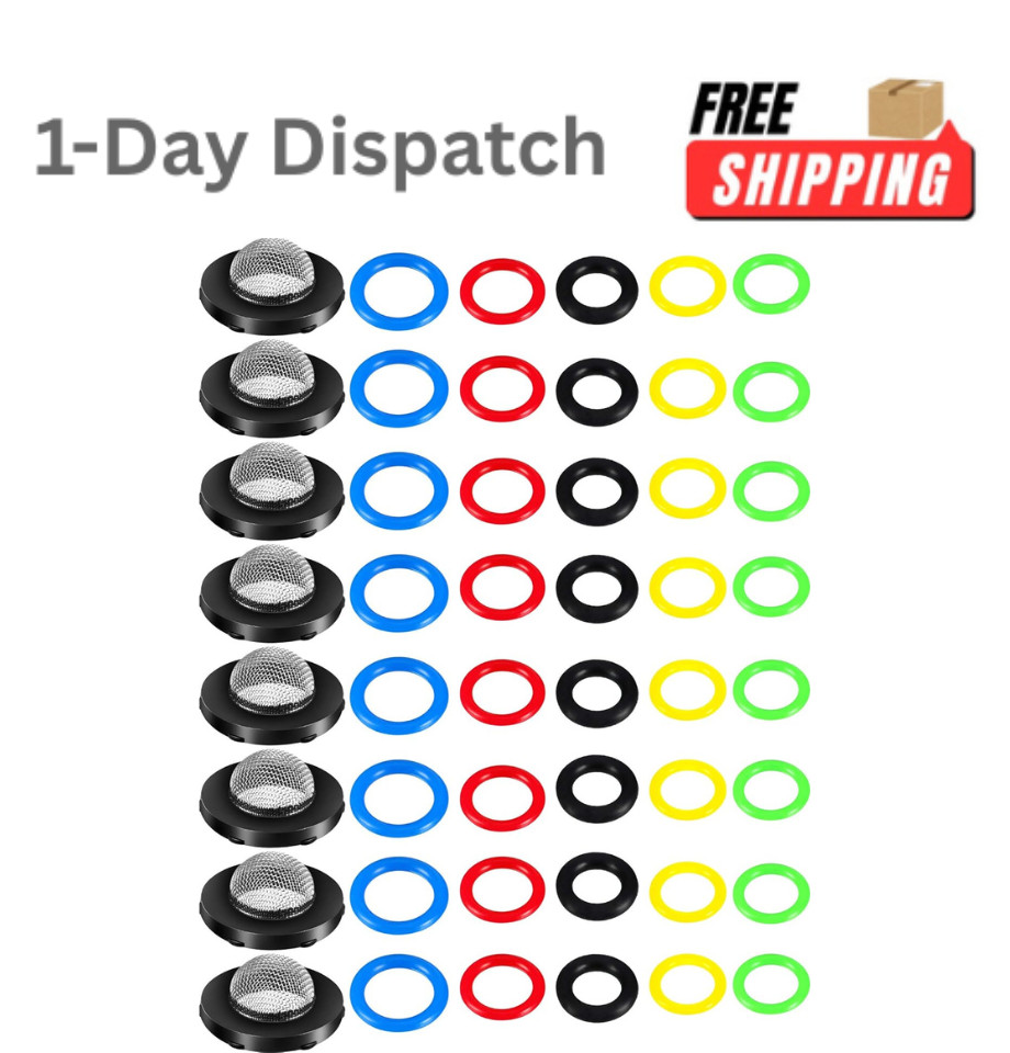 Tatuo 48 Pieces O Ring Power Pressure Washer Kit 6 Sizes Sealing Filter