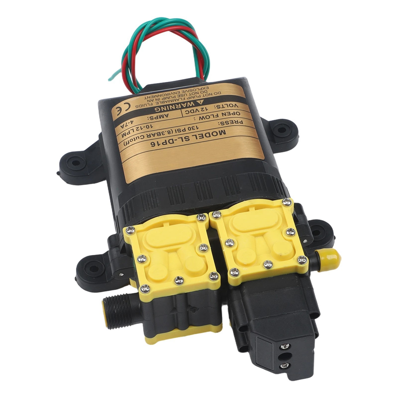 12V Dual Core Power Water Pump Motor for Various Agricultural Applications