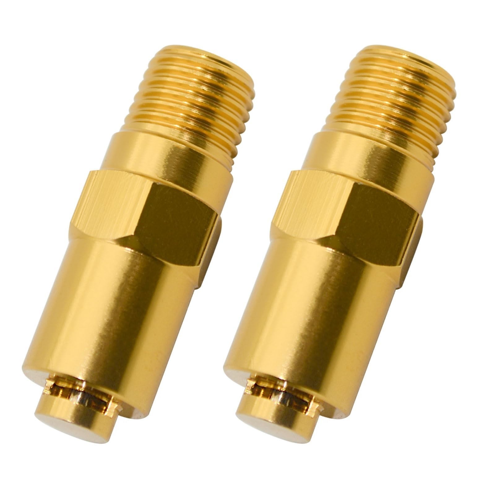 2Pcs Thermal Relief Valve for Gas Pressure Washer Pumps, 1/4 Inch NPT Fitting