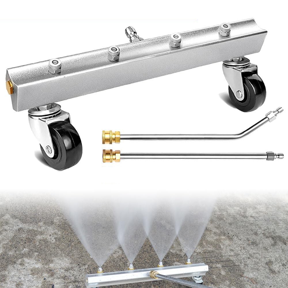 Under Car Pressure Washer Undercarriage Cleaner Underbody Wash Broom 4000 PSI