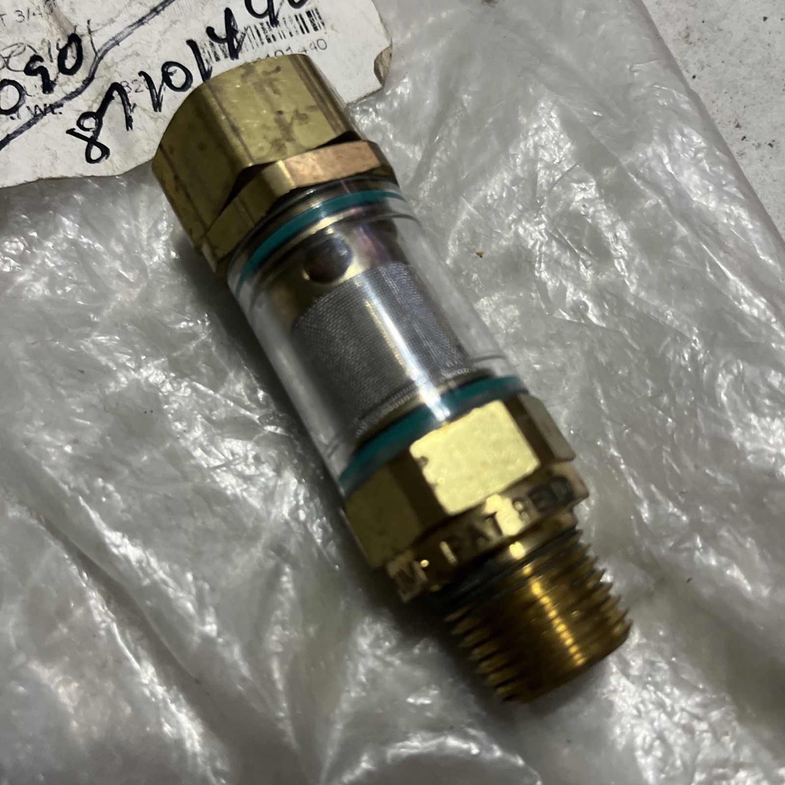 General Pump Clear View Pressure Washer Inlet Filter 1/2″ NPT x 3/4″ 347090