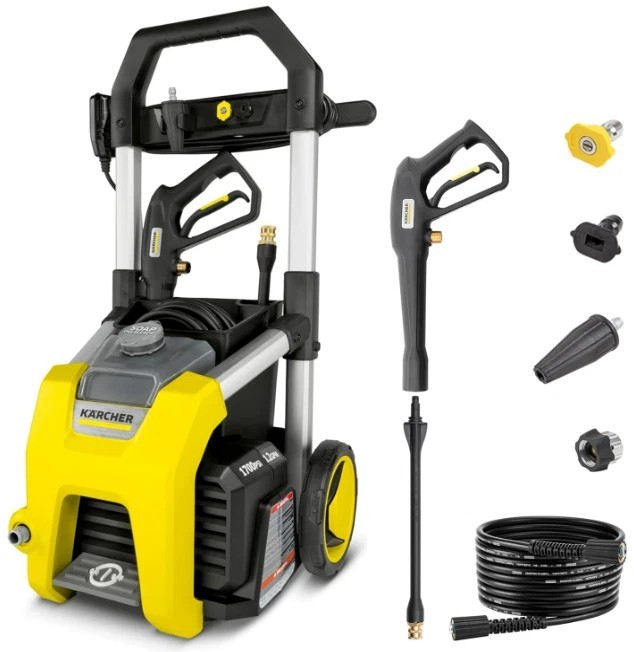 Hidrolavadora Lavadora A Presion Electrica 2125 PSI Hidrolavadoras Alta Presión