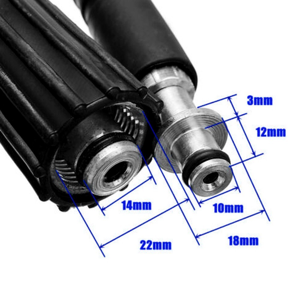 Sturdy High Pressure Washer Extension Hose for Karcher K3 K4 K5 6/8/10 Meters