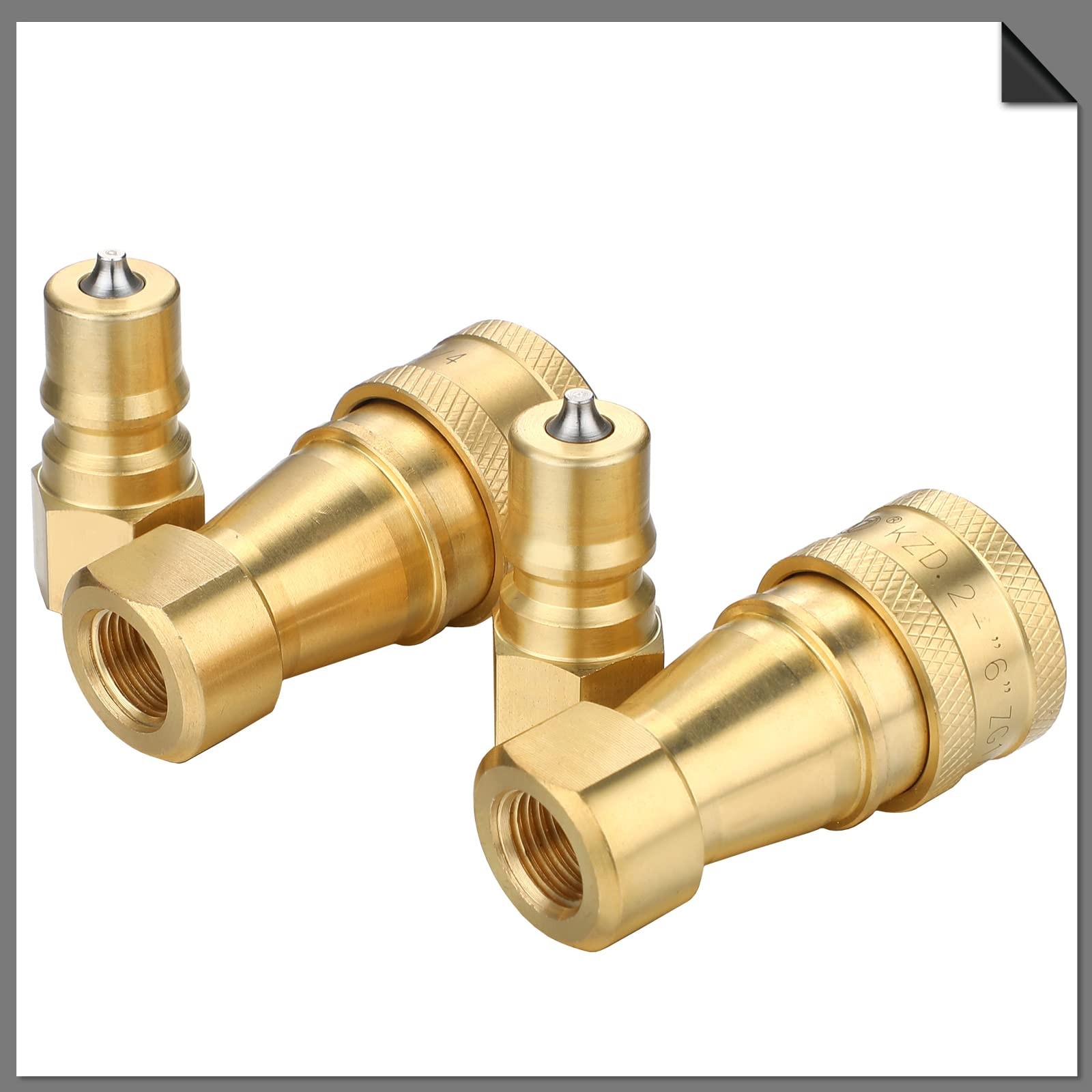 1/4″ Quick Disconnect Coupler Valve 5000-6000 PSI for Carpet Cleaning Wand – 8