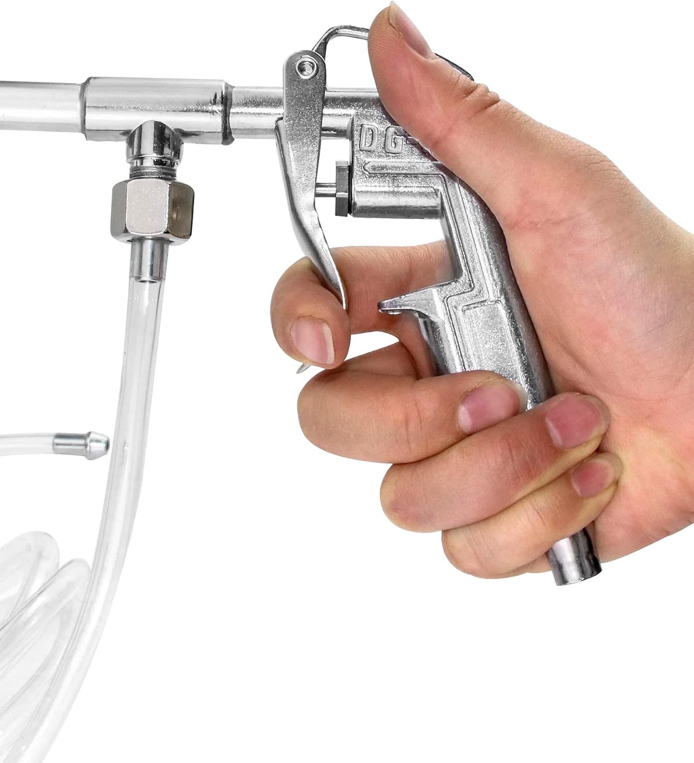 Spray Gun Aluminum Pneumatic Syphon Air Engine Cleaning Washer Gun Kit