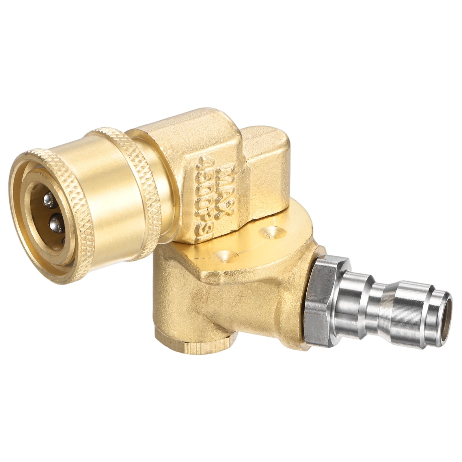 Pivoting Coupler 180 Degree with 5 Angles, Gutter Cleaner Attachment