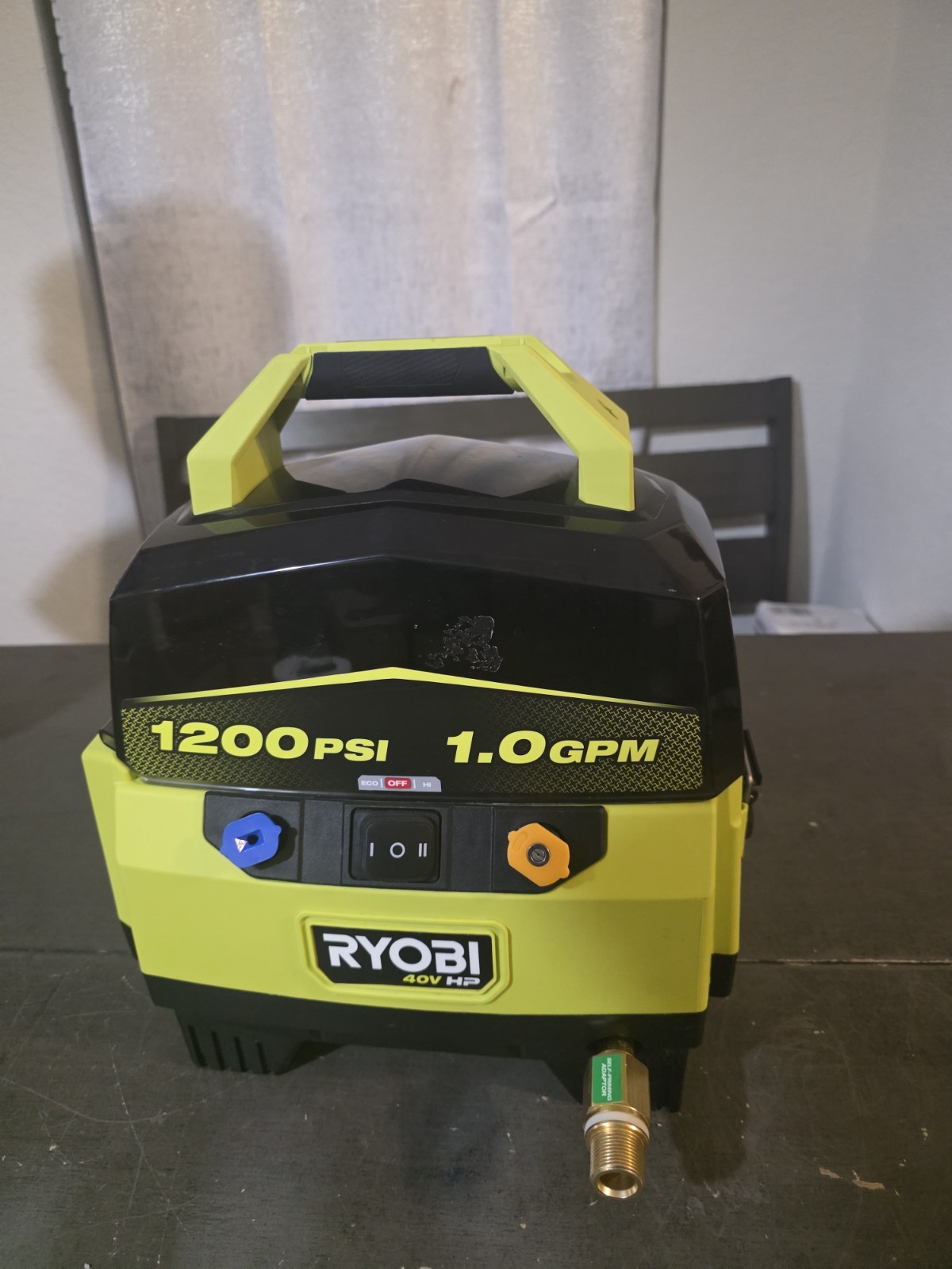 40V 1200 PSI 1.0 GPM Cordless Electric Cold Water Pressure Washer (No Accessori