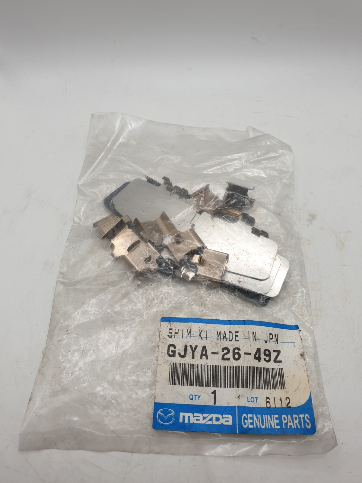 Mazda 323 1998-2003 Genuine Rear Brake Pad Shim Kit GJYA2649Z New OEM Part