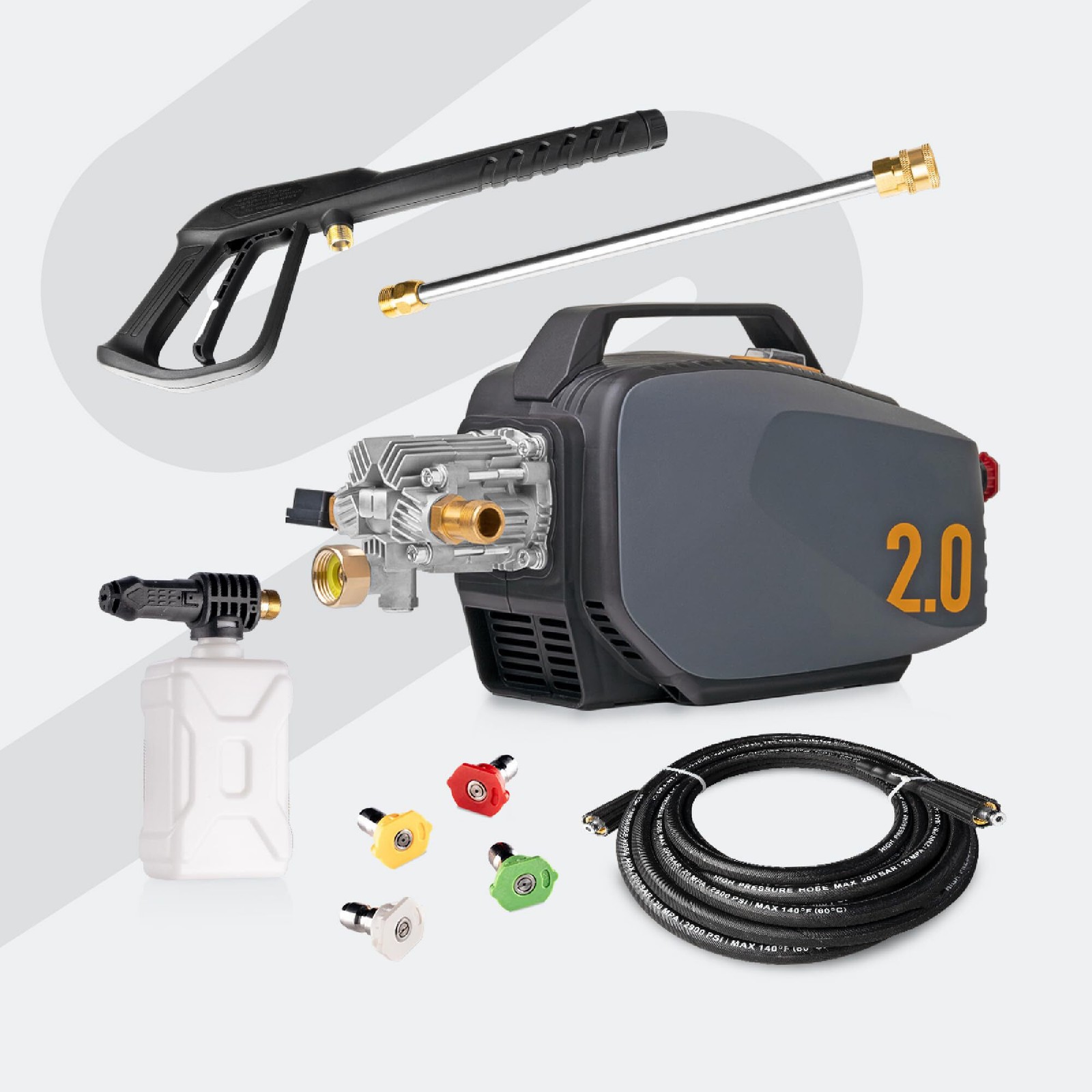 Active 2.0 Electric Pressure Washer / Full OE Kit / 1800 PSI 2.0 GPM – NEW