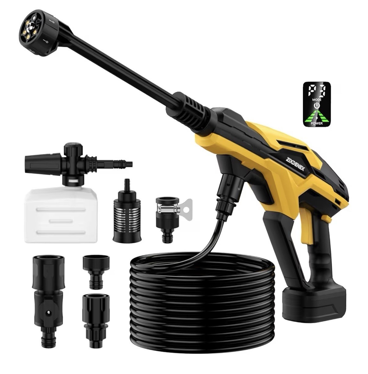 Cordless Pressure Washer Compatible with Dewalt 20V Battery 800 PSI Portable Han