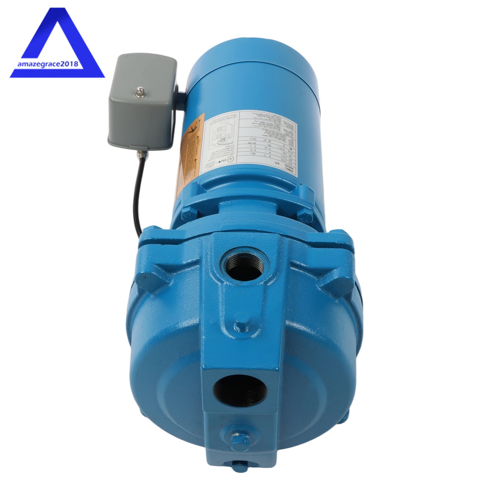 1/2 HP, Dual 115/230v Cast Iron J5S Shallow Well Jet Pump Single Phase 3450RPM