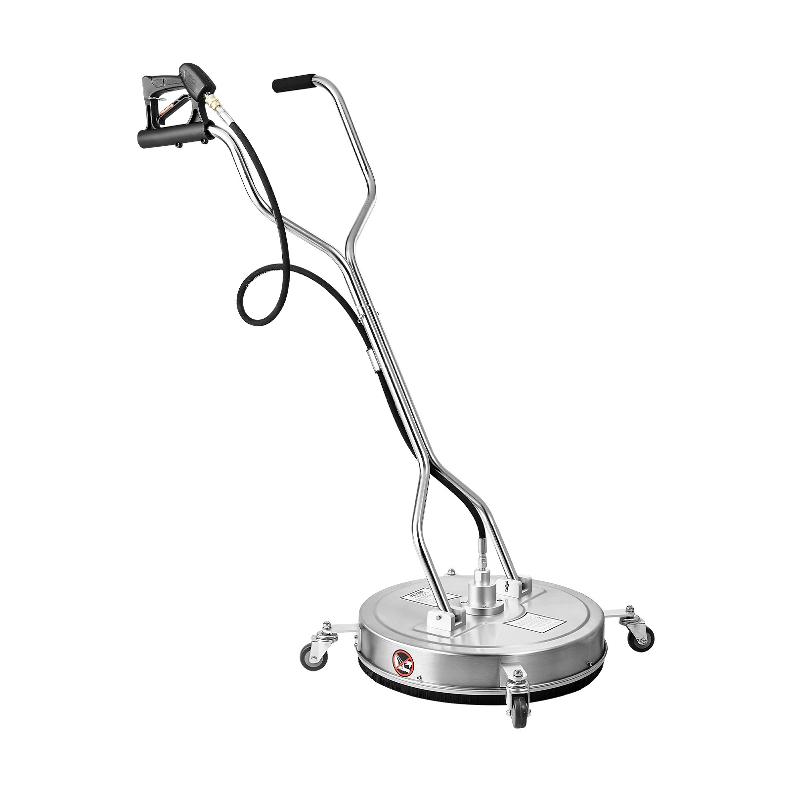 22″ Pressure Washer Surface Cleaner 4 Wheels Dual Handle 4500 Max PSI