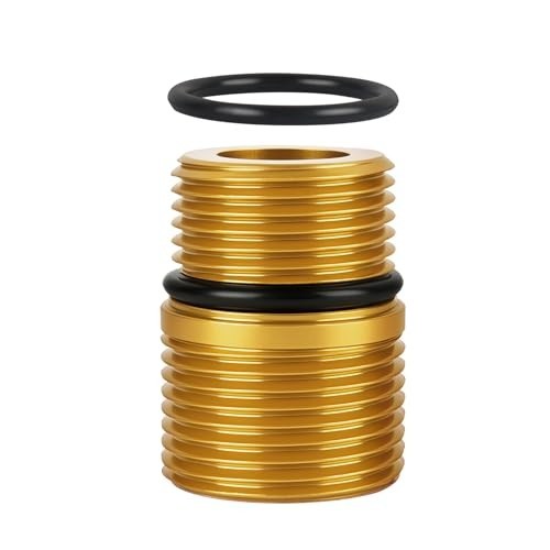 Pressure Washer Fitting M20 Male to M22 Male Brass Gold 3100 PSI Pump Adapter