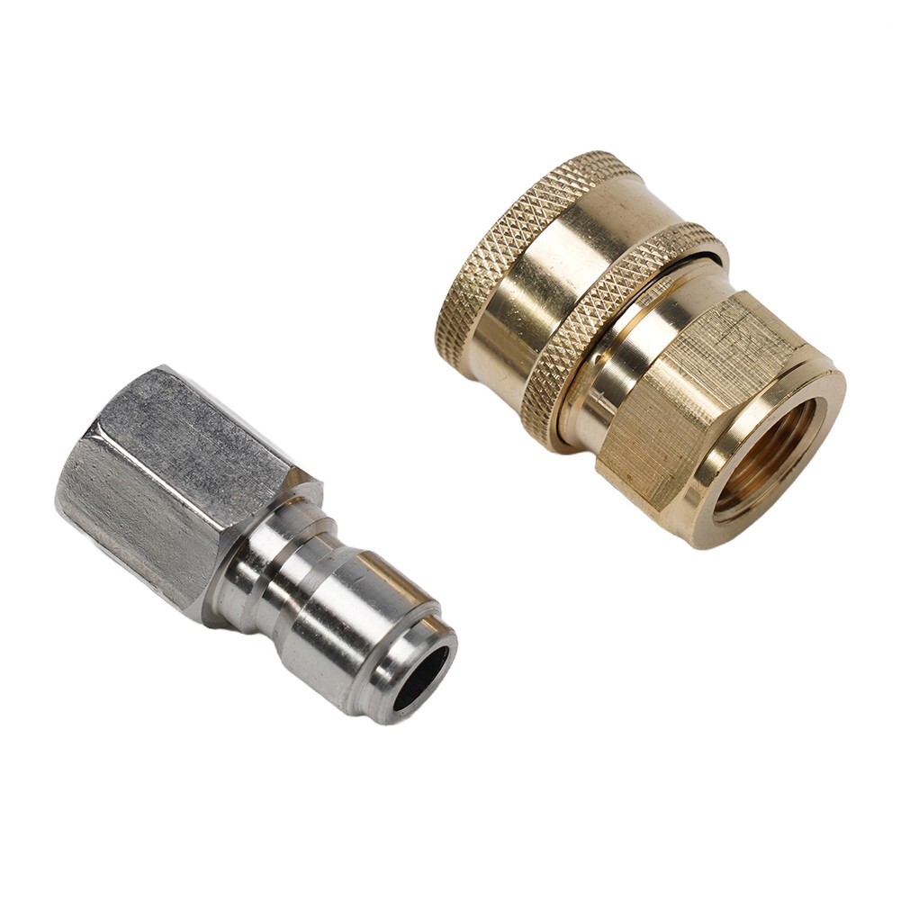 Pressure Washer Quick Release G3/8 Male/Female Fitting Coupling Probe Connector