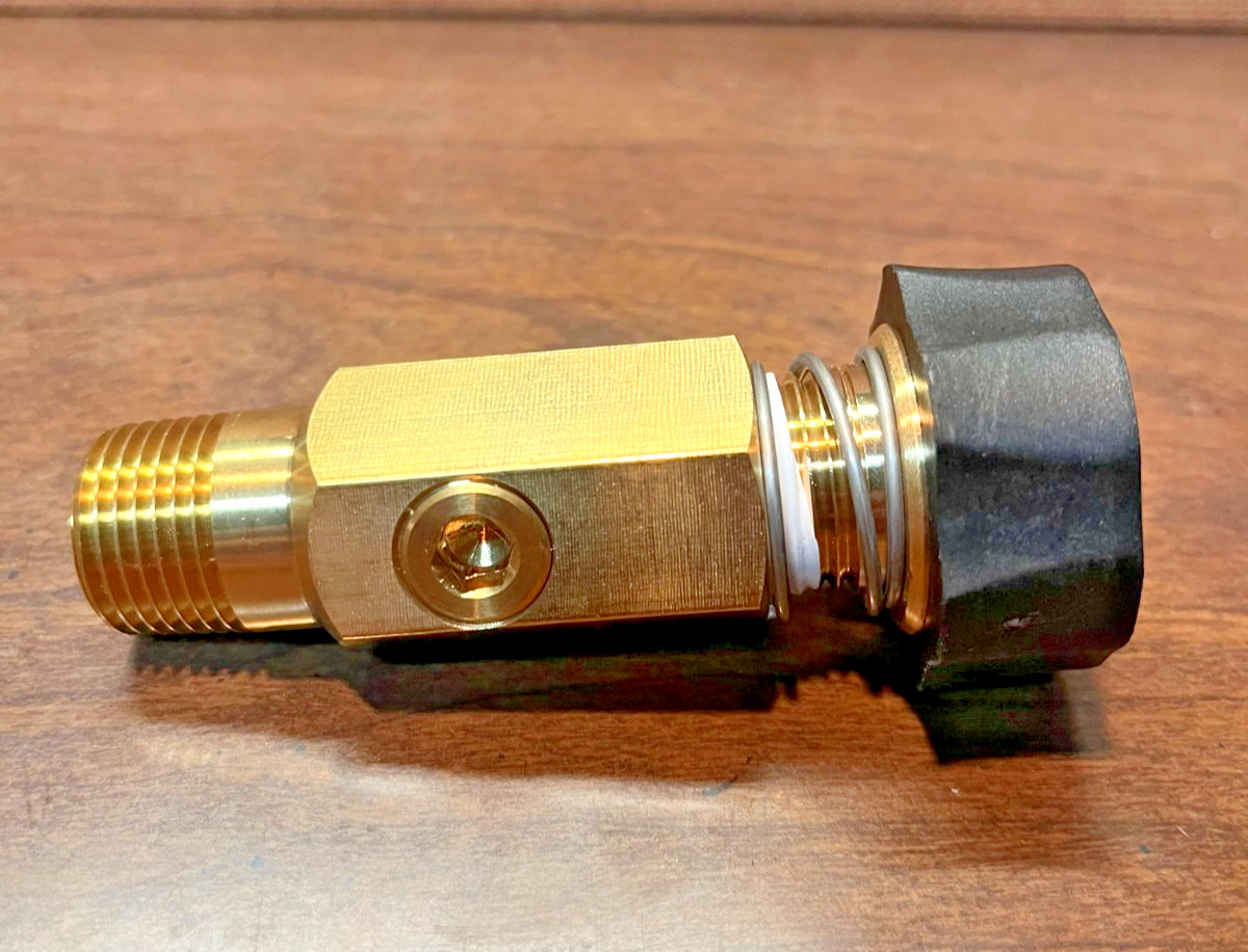 Pressure Washer Inlet Filter 3/4″ Garden Hose 1/2″ NPT Screen 1/4″ Bypass Brass