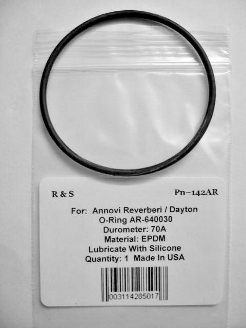 Annovi Reverberi / Dayton / AR-640030 O-Ring / R&S 142AR / FDA EPDM Material