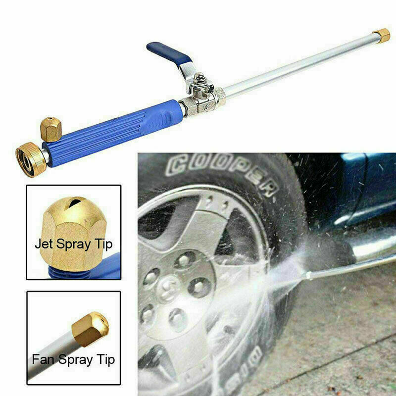 2-In-1 Hydro Jet High Pressure Power Washer Spray Nozzle Gun Water Hose Wand US