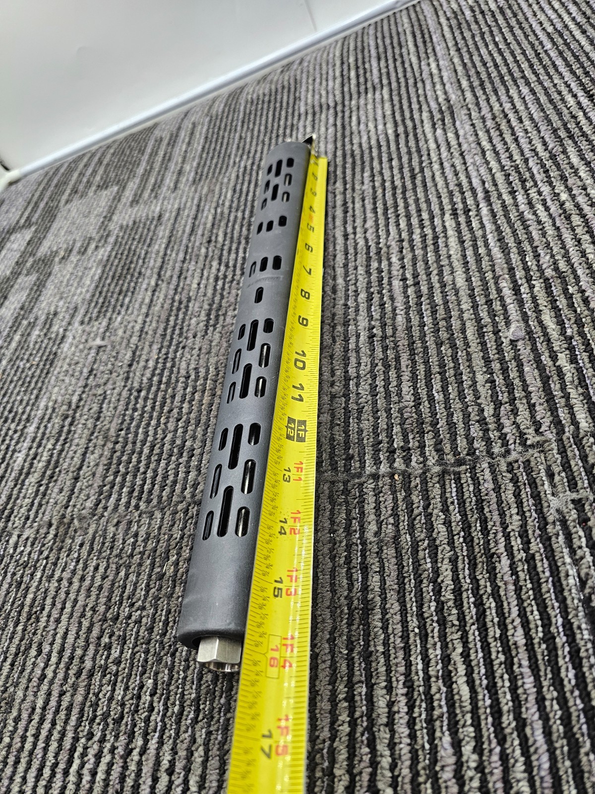 Pressure Washer Straight Grip Nozzle Holder Black 16″ x 1-1/2″