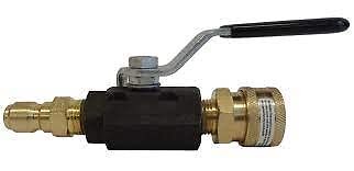 Power Washer Ball Valve Kit 3/8″ Male Plug 3/8″Female Quick Connect 3000PSI
