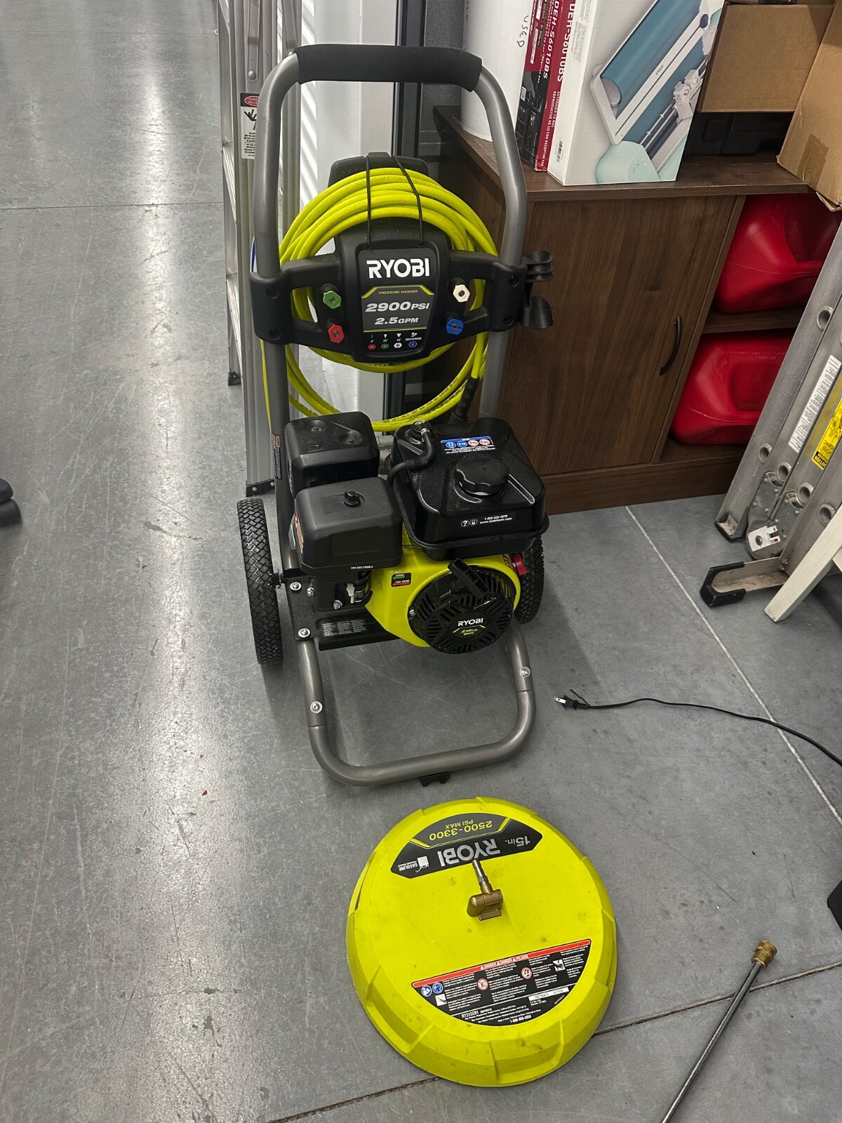 Ryobi 2500 PSI 1.2 GPM Cold Water Electric Pressure Washer RY142500