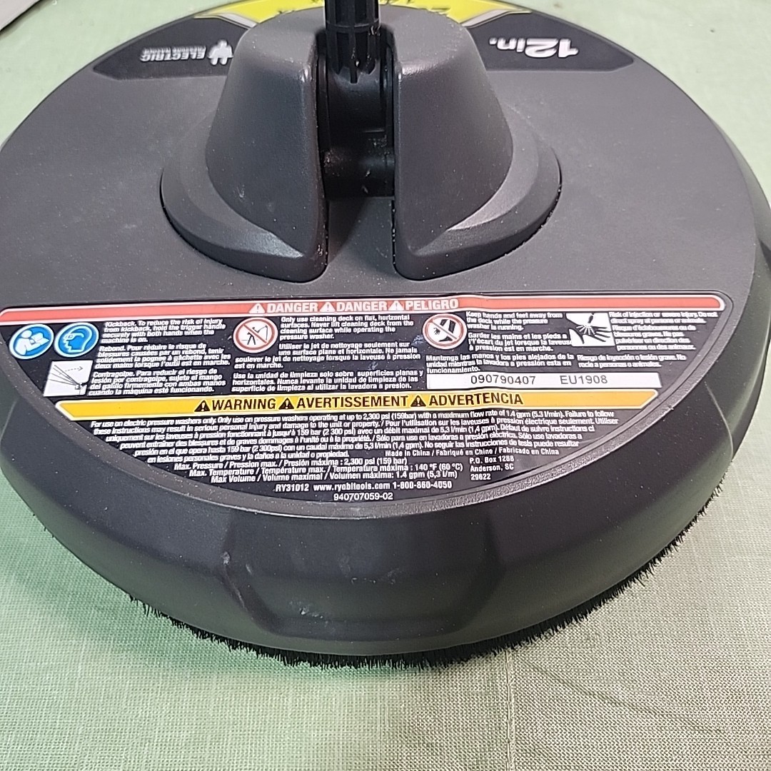 Ryobi Electric Pressure Surface Cleaner – 12″ – Great Condition