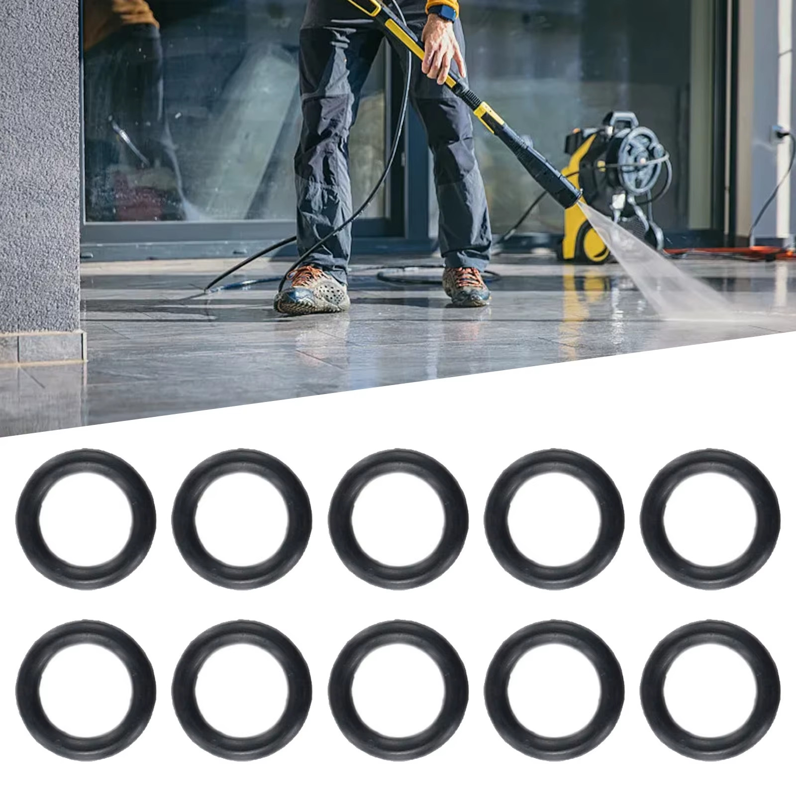 20Pc 1/4 M22 for Pressure Washer Hose Quick Disconnect Sealing Ring for Connecti