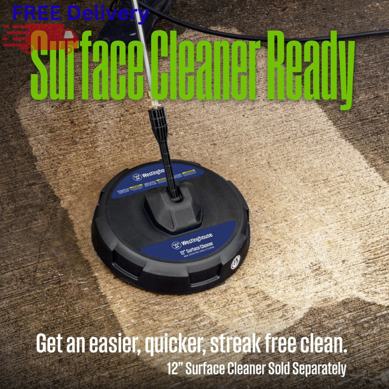 Westinghouse Electric Pressure Washer 2300 PSI 1.76 GPM 4-Wheel Compact Power
