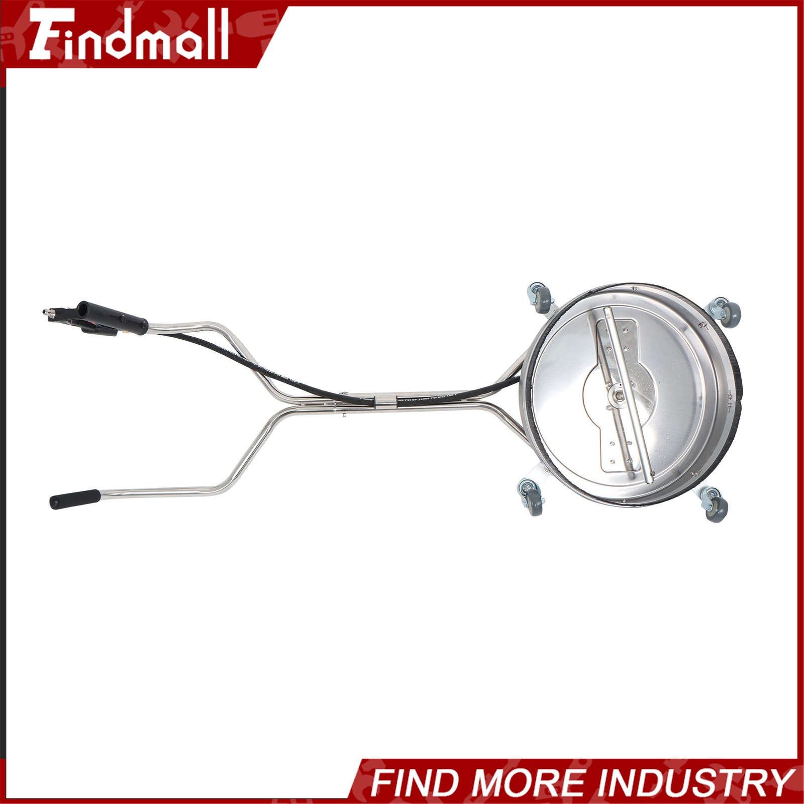 Findmall 20″ Pressure Washer Surface Cleaner w/ Handles & Wheels Quick Connect