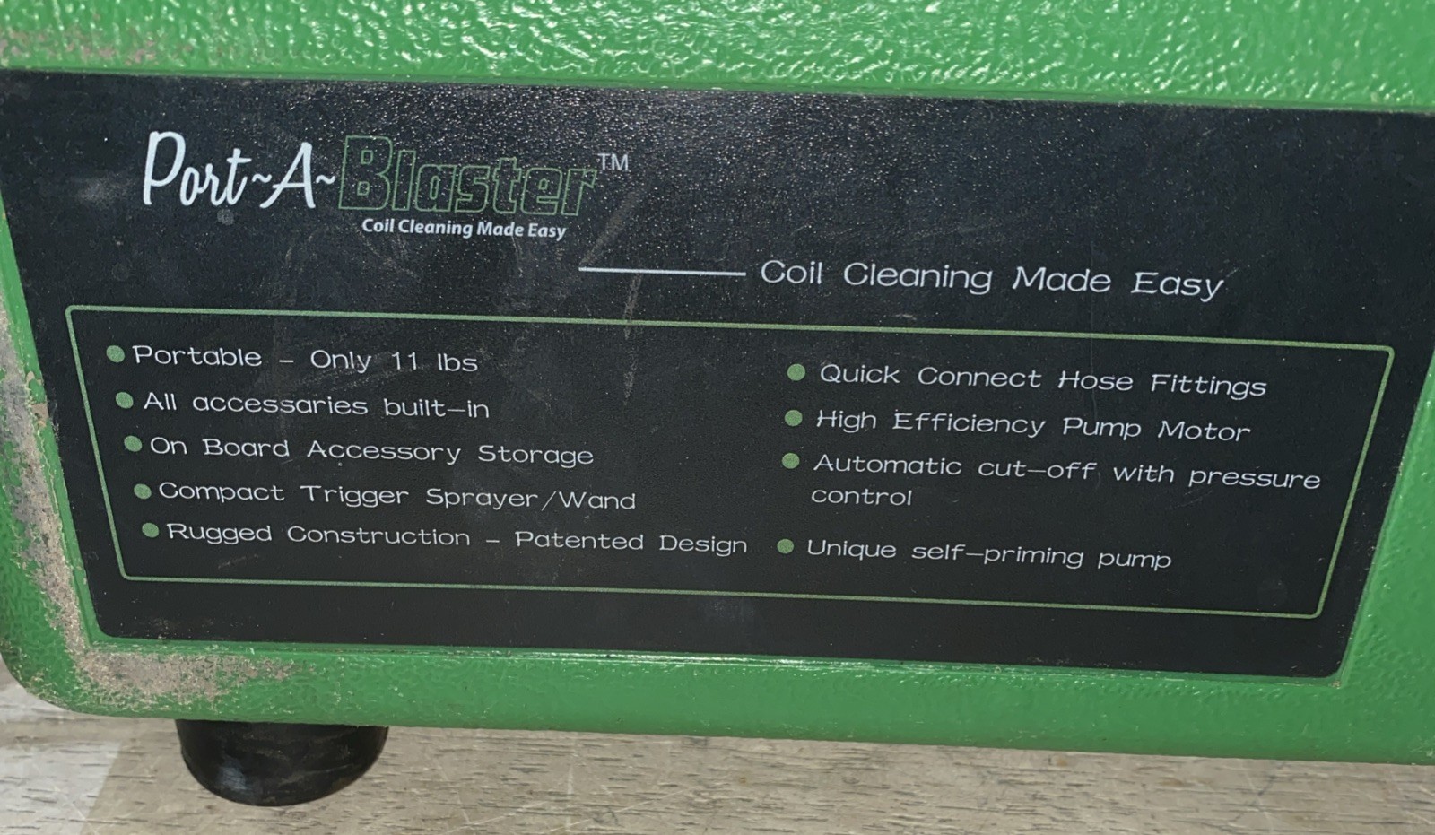 Port-A-Blaster ZPB140 Zephyr HVAC Coil Cleaning Portable Pressure Washer