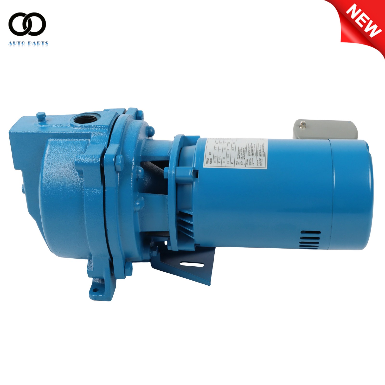 J5S 115/230V 1/2 HP Shallow Water Well Jet Pump 60 Hz Cast Iron 3450 RPM
