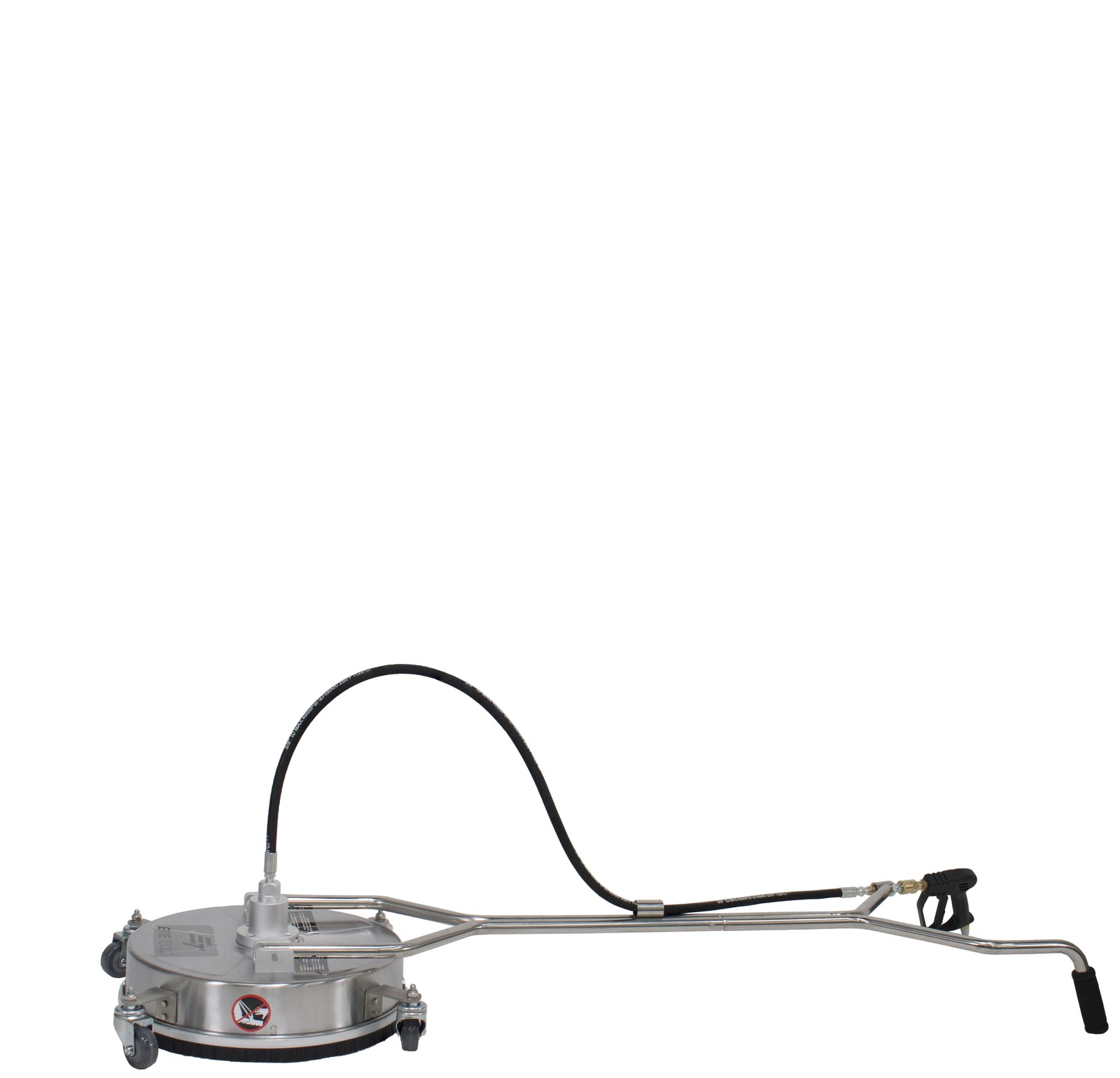 Erie Tools 18″ Stainless Steel Pressure Washer Flat Surface Cleaner with Wheels