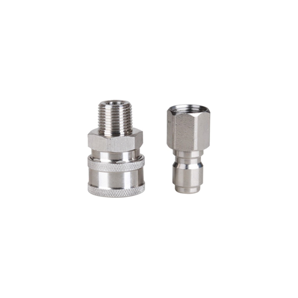 1 set 3/8″ NPT Pressure Washer Adapter Stainless Steel Quick Connect Fitting