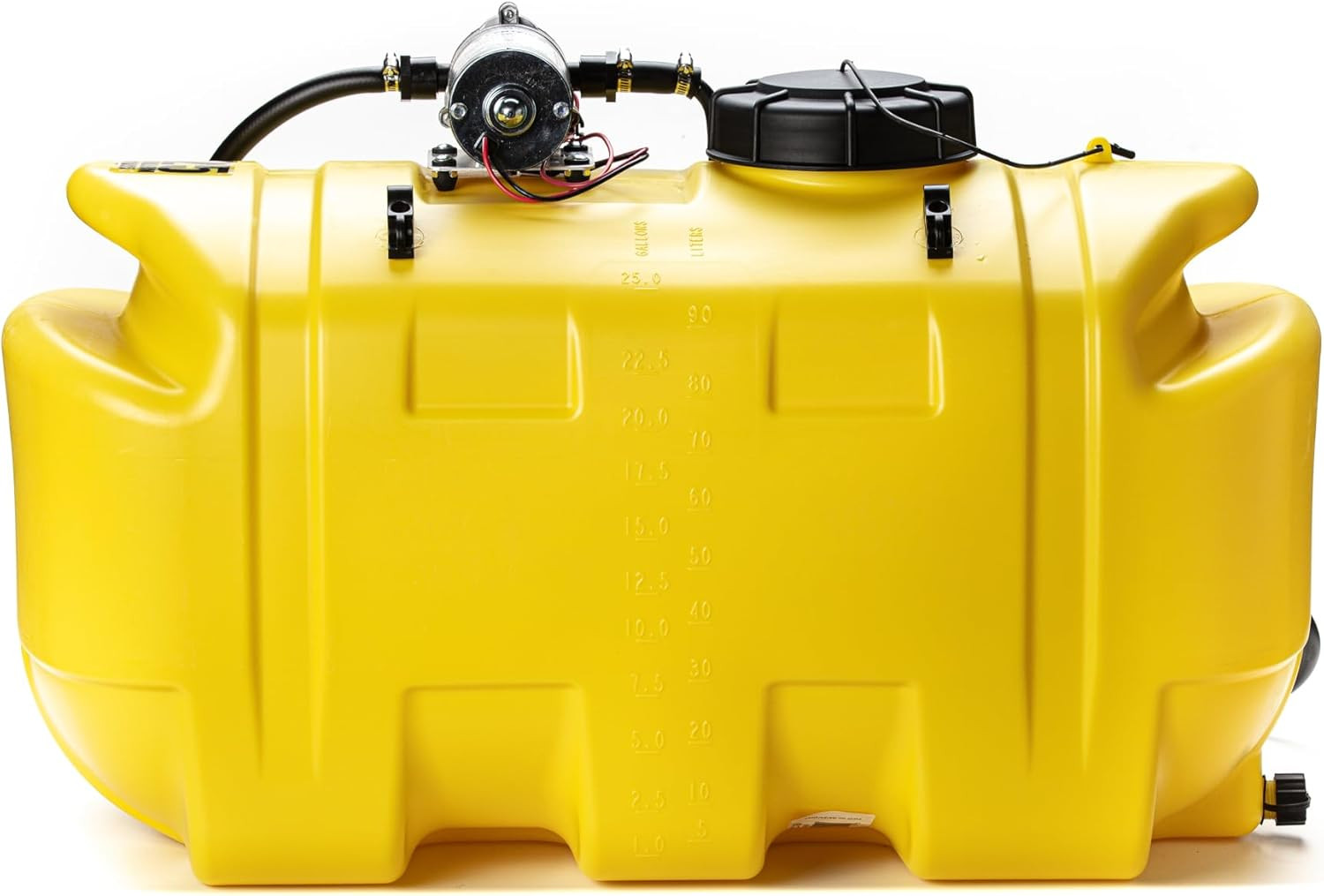 25 Gallon Gold Spot Sprayer | Prime Pump (60 PSI) | 2.2 GPM 12V Diaphragm | Delu