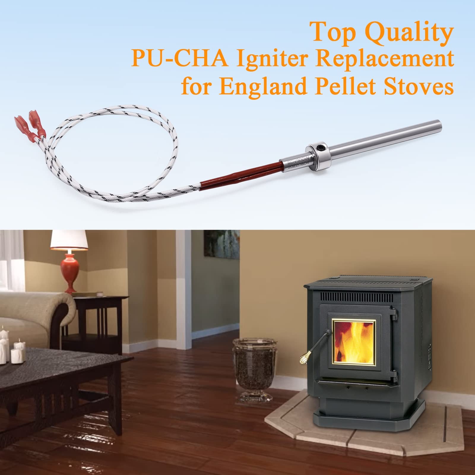 Criditpid Replacement PU-CHA Igniter for Englander 25-PDVC, 55-SHP10,