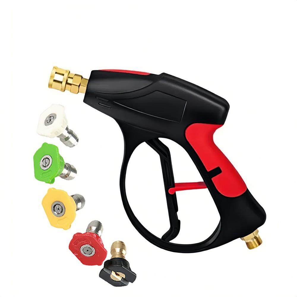 Pressure Washer Water Spray Gun Wash Nozzle Wand Car Garden Hose Soap Dispenser