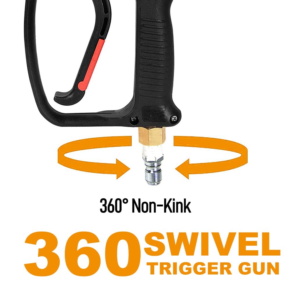 YAMATIC 5000 PSI High Pressure Washer Trigger Gun M22-14mm M22-15mm 3.8″ Connect