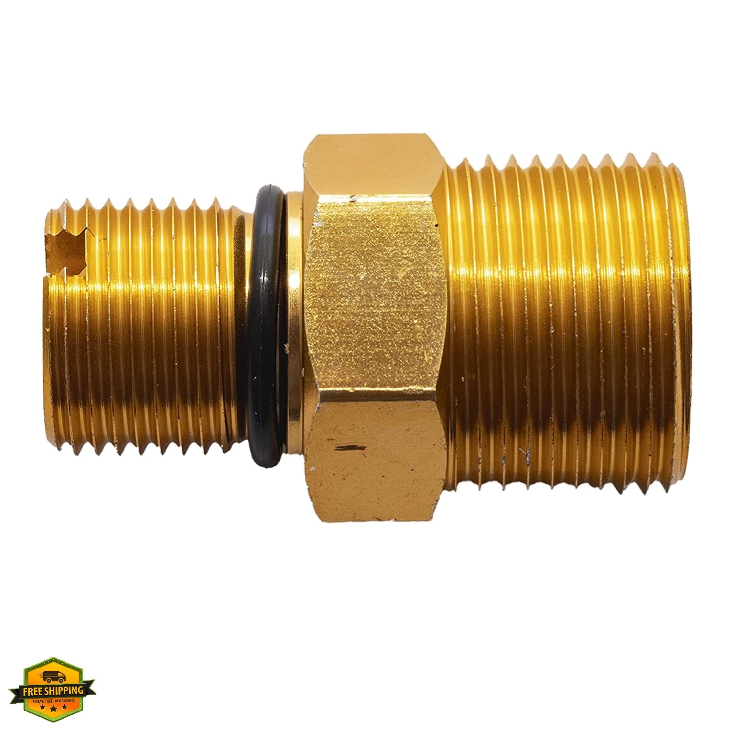 Cleaning 7106686 Outlet Connector for Gas Powered Pressure Washer Pumps, Gold