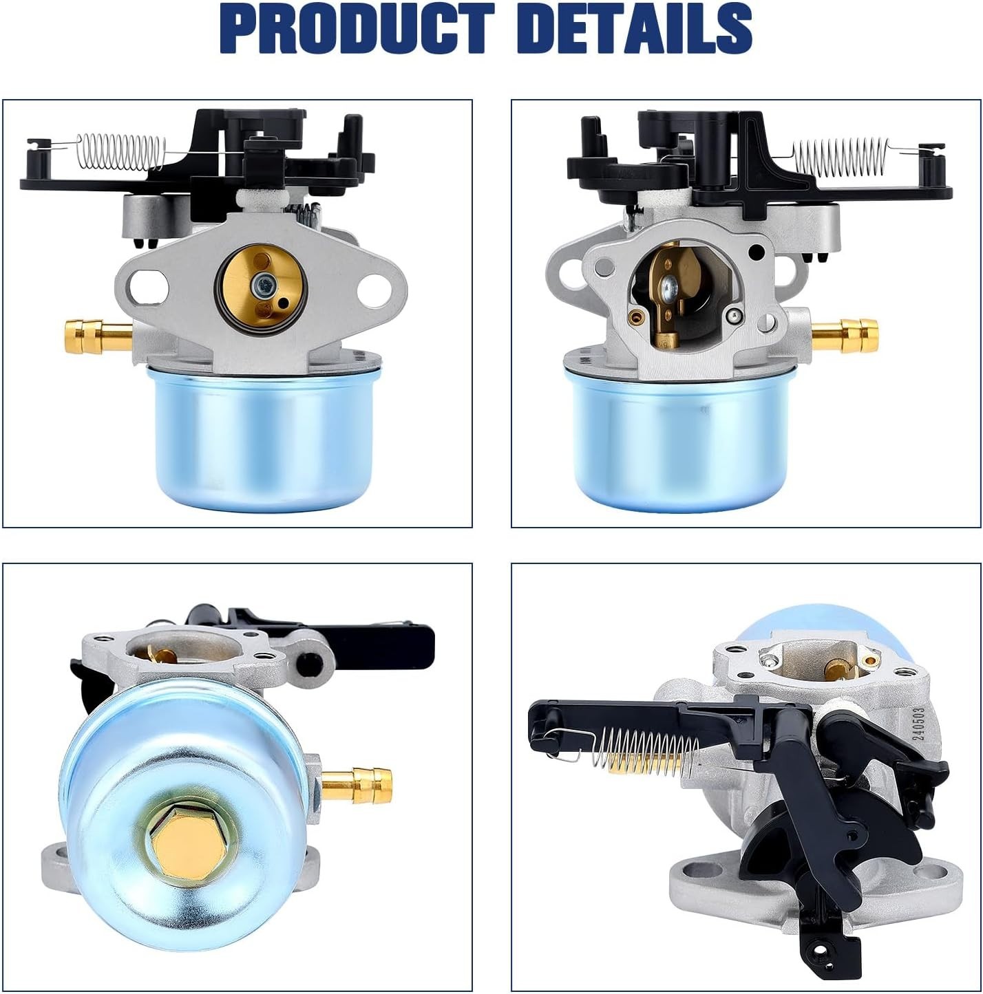 Bolt-On Carburetor for Troy Bilt/Briggs Stratton Pressure Washers – Complete Set