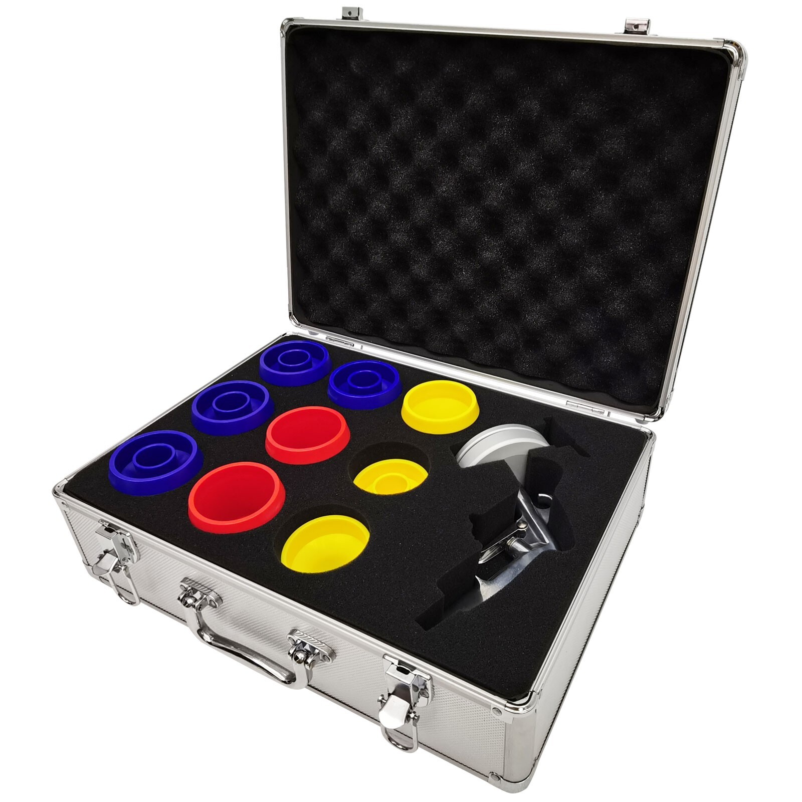 Pneumatic Hose and Tube Cleaning Gun Pressure Cleaning Tool Set with 9 Nozzles