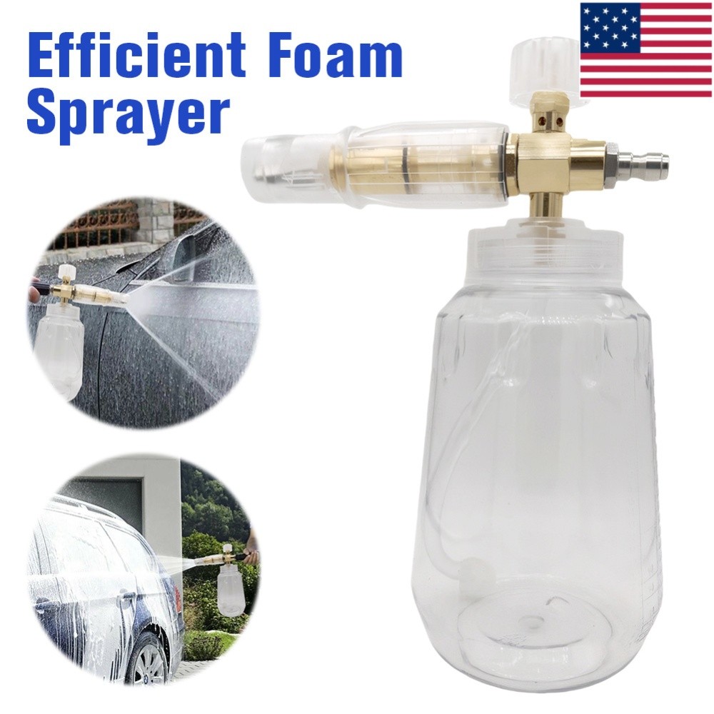 Car Soap Foam Pump Sprayer with Quick Connector for Car Washing and Cleaning